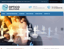 Tablet Screenshot of opticosolutions.com